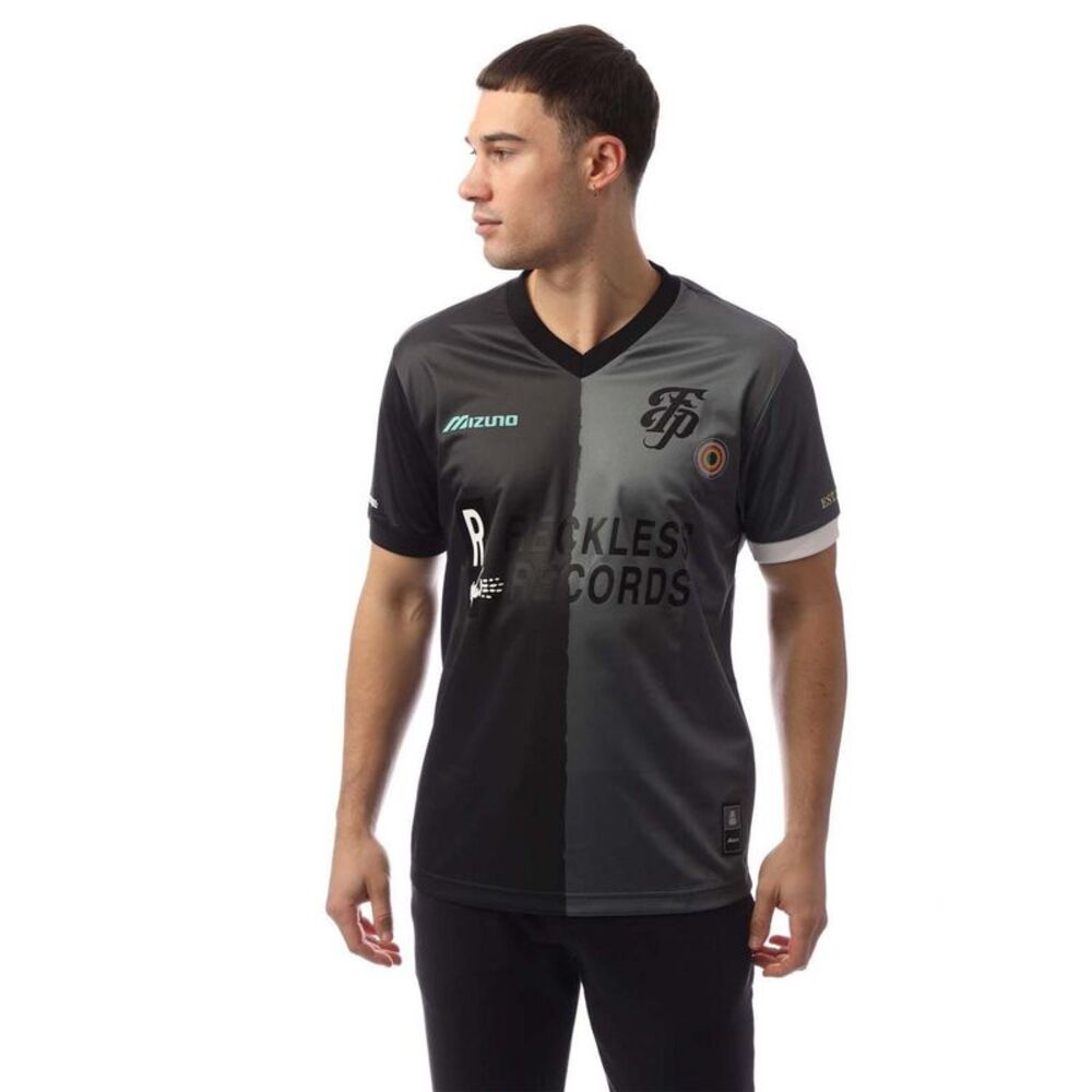 Mizuno Mens Footpatrol Monogram Game Football Jersey / Black